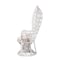 Bali & Pari Kallima Modern Bohemian White Natural Rattan Peacock Chair 242-13598-ZORO - alternate 4